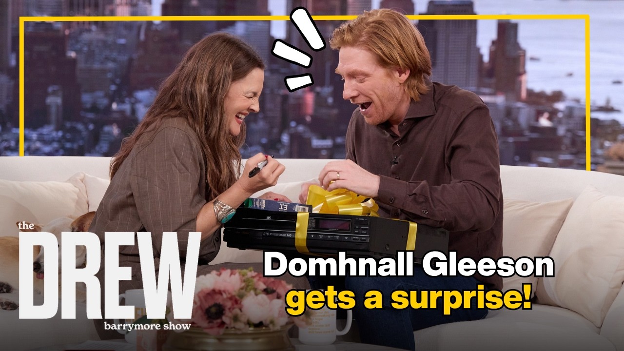 Drew Barrymore Surprises Domhnall Gleeson with a Gift from His Childhood | The Drew Barrymore Show