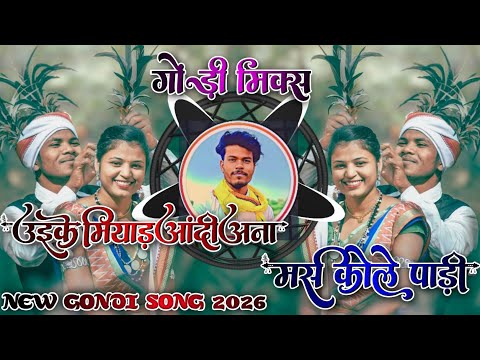 New Gondi Song उइके मियाड़ आंदी अना मर्सकोले पाड़ी Uikey Miya Gondi Song Dj Remix Dj Murli Evane 2026