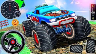 Real monster truck driving stunt master game - Us impossible monster trucks • Android gameplay screenshot 3