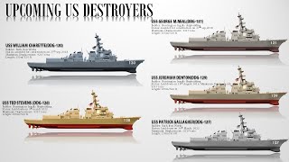 List of all Upcoming Destroyers of USA