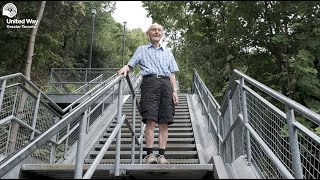 United Way's CN Tower Climb: Join 99 year old Walter Decker climbing the steps of the CN Tower