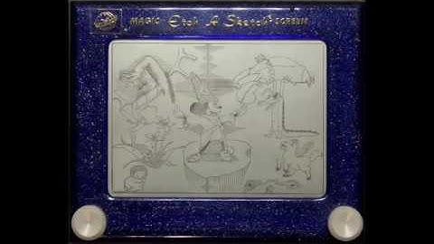 Etch A Sketch progress montage!