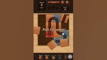 Roll the Ball slide puzzle Beginner Level 29 Solution