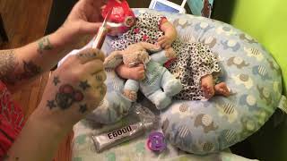 Modifying pacifiers with reborn Charlie