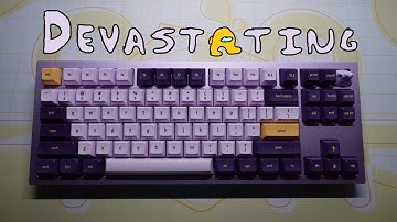 Devastating TKL with Banana Split Switches Typing Sound Test