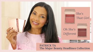 PATRICK TA MAJOR HEADLINES COLLECTION | FIRST IMPRESSIONS SWATCHES AND DEMO | CVMakeupLover