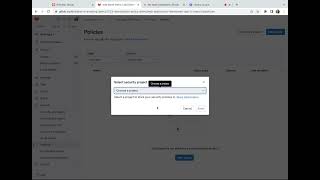 Reusing Security Policies with Multiple Projects or Groups