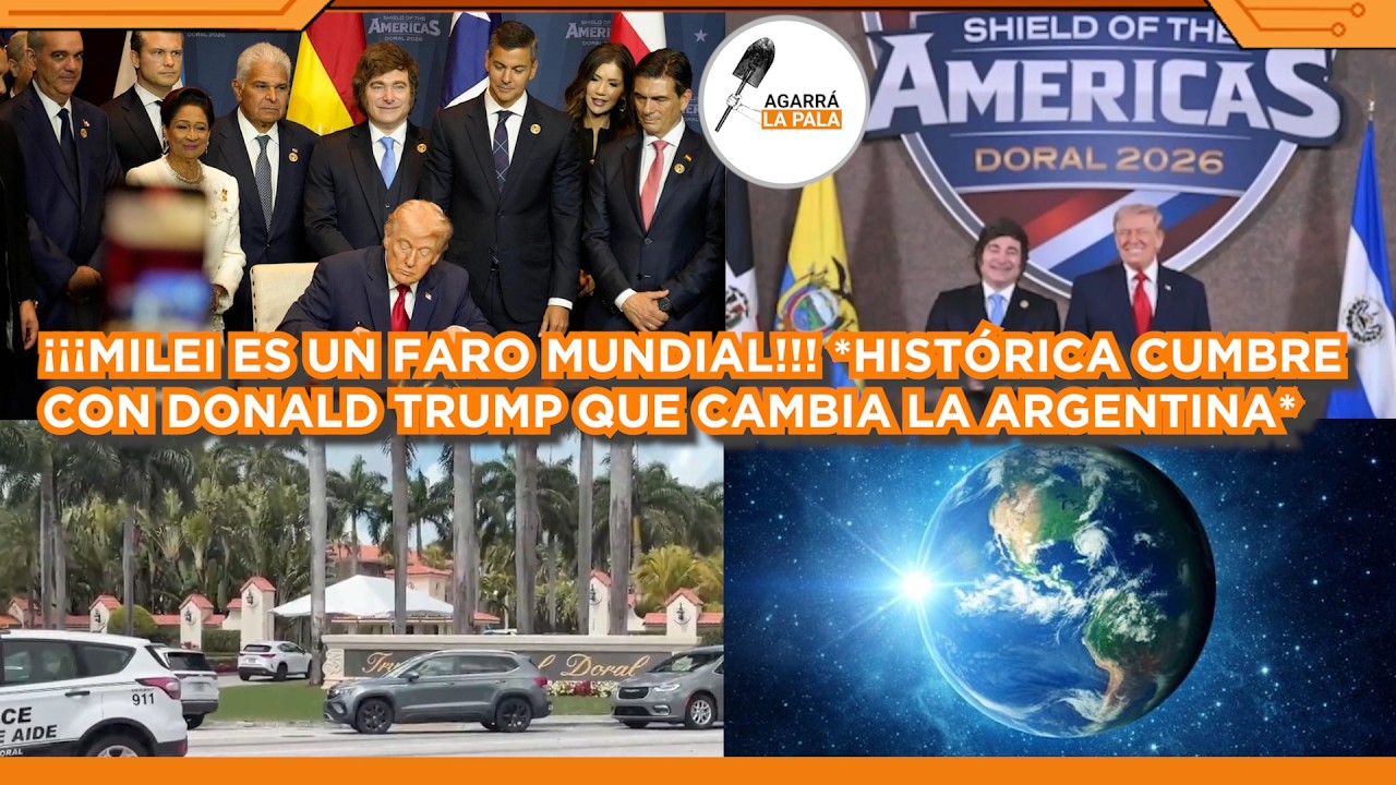 ¡¡¡MILEI ES UN FARO MUNDIAL!!! HISTÓRICA CUMBRE CON TRUMP QUE CABMIA ARGENTINA: 