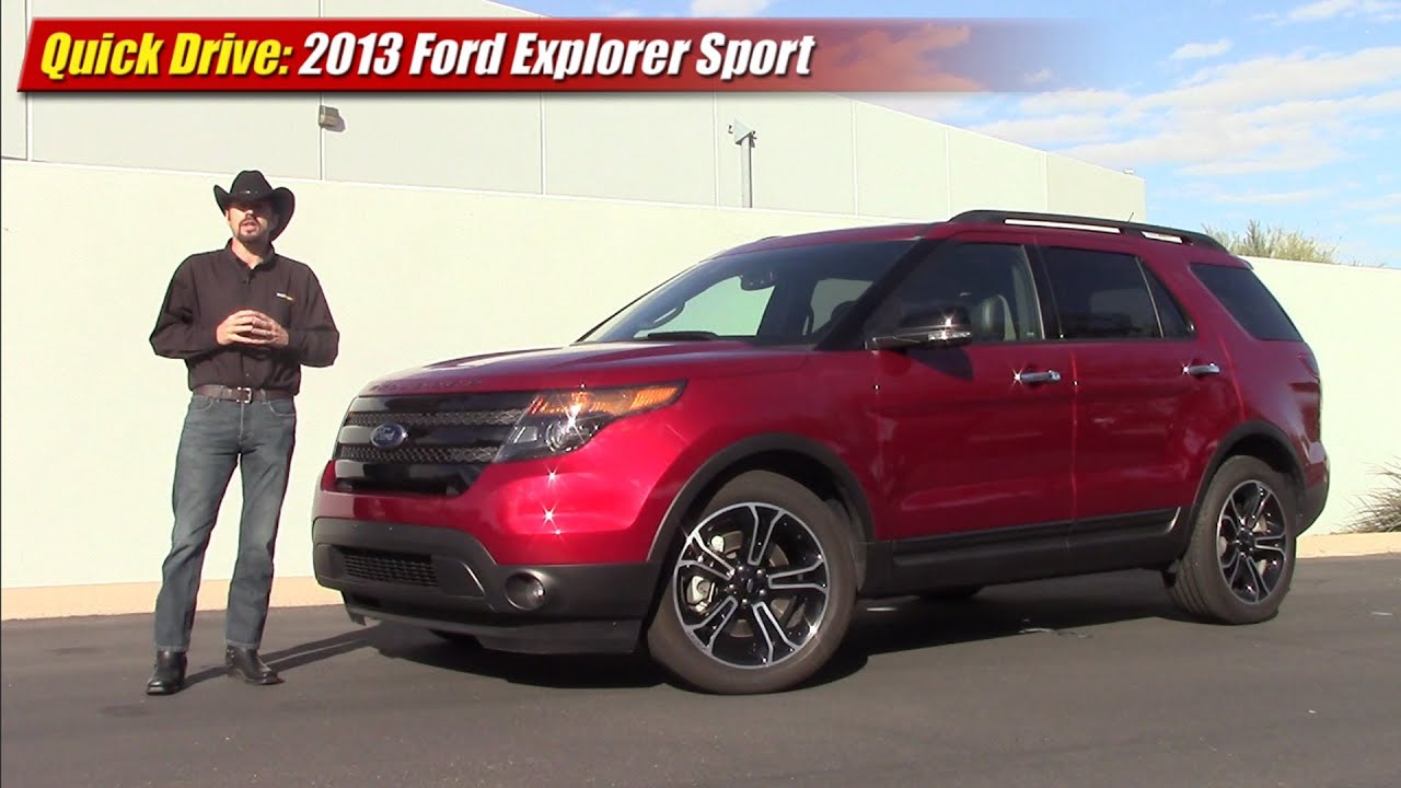 Quick drive: 2013 Ford Explorer Sport EcoBoost 4x4 - YouTube