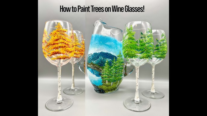 How to Frost Glass and Wine Glasses - Pamela Groppe Art - Acrylic