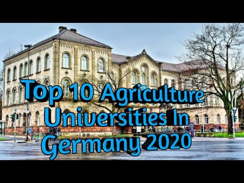 Top 10 Agricultural Universities In Germany 2020 | Fees | Agriculture Rank In World