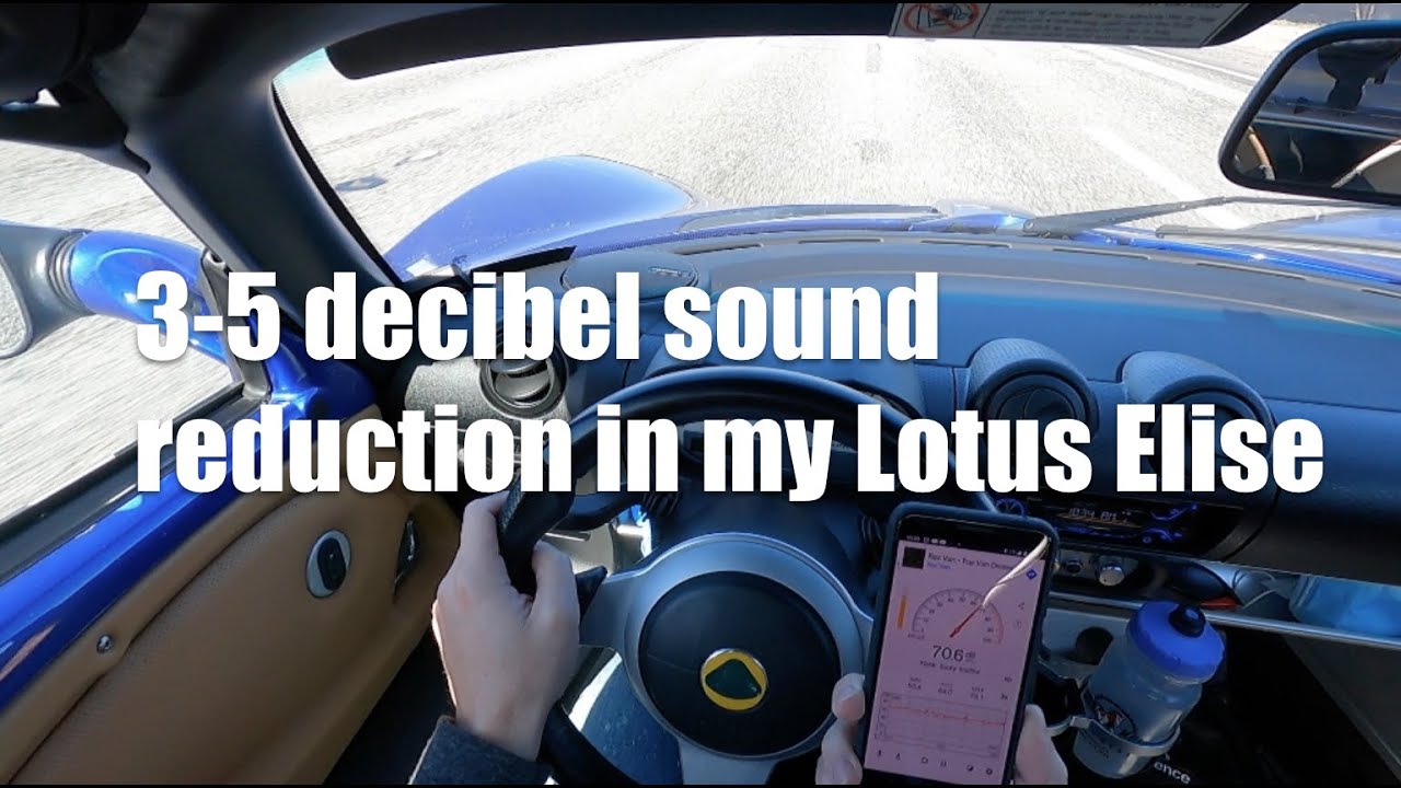 📣 How to make the inside of your car quieter // Lotus Elise YouTube