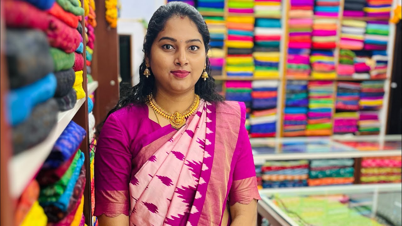 Nehasree Fabrics quick store tourIntroductionHuge handloom Ikkat