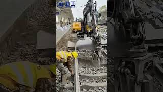 JINGGONG JG80LT: Efficient Railway Sleeper Replacement at Station Yards