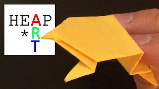 Moderato Origami - A Traditional Origami Jumping Frog