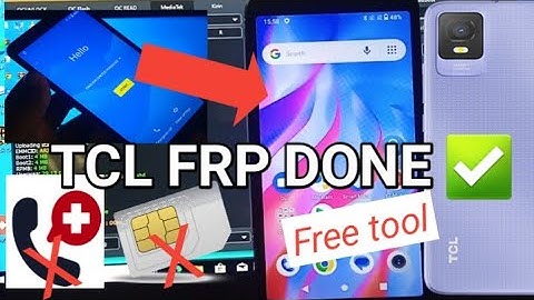 TCL FRP bypass Unlock tools free, 2025