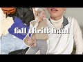 a big fall trendy thrift haul // GUESS what i found...