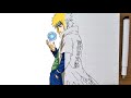How To Draw Minato Holding Rasengan || Anime Drawing Tutorial