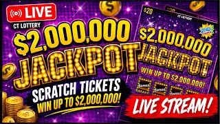 ‼️LIVE LOTTERY‼️ FULL BOOK $20 SCRATCH TICKETS