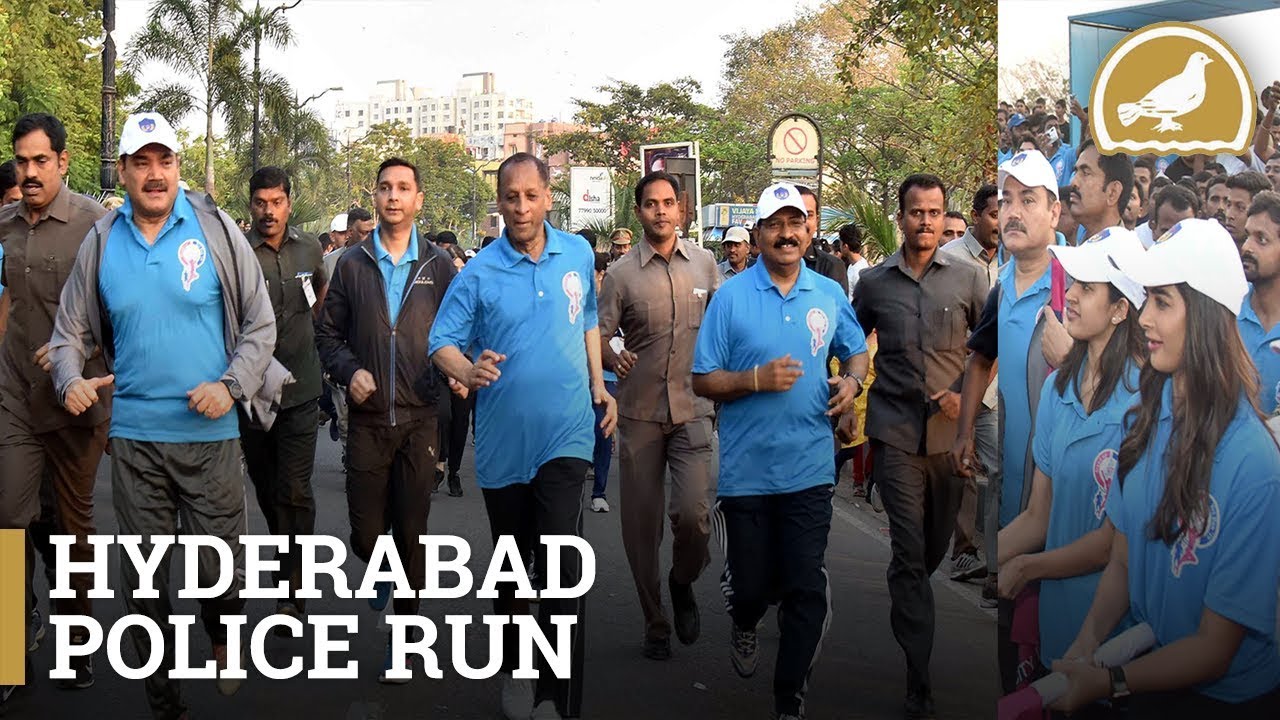 Hyderabad Police She team Run 2019