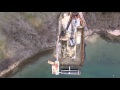 Chatham, Cape Cod 4k Aerial: Mitchell River Bridge Construction