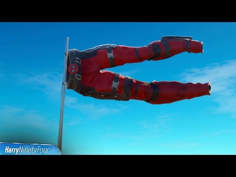 Salute Deadpool's Pants Location - Fortnite (Week 9 Deadpool Challenge)