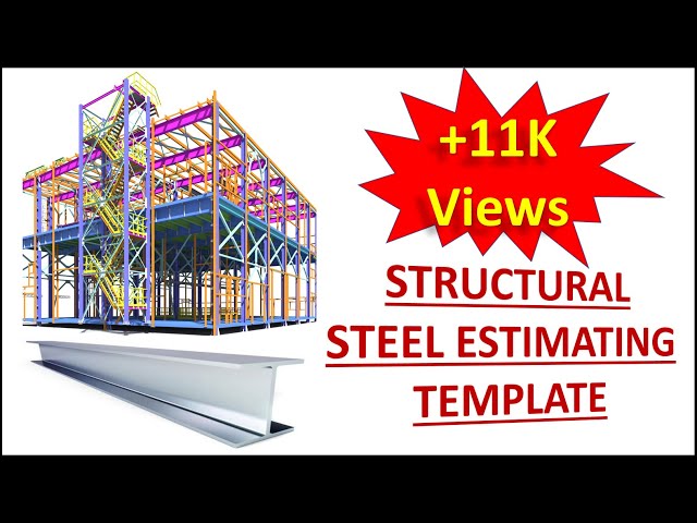 Structural Steel Estimating Template Ms Excel Format For Structural Steel Quantity Calculation Youtube
