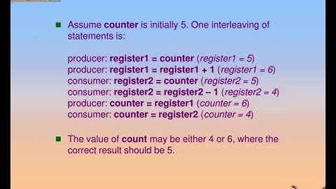 chapter 7 process synchronization