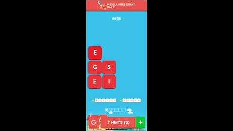 WordBrain 2 Middle Ages Event Day 21 May 28 2021 Answers and Solutions