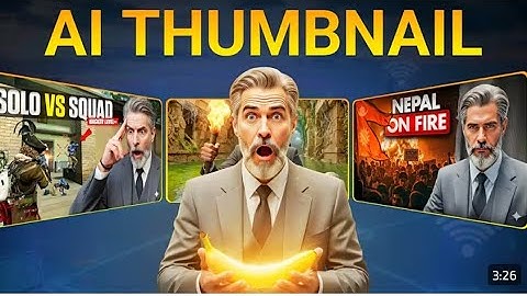 How to Make professional Thumbnail with Nano Banana 🍌 Al #thamnel #editing #video 