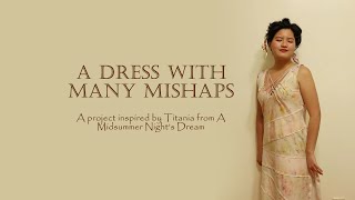 Titania Inspired Dress | Bundle dye, sewing with knit jersey, lots of fun, many mistakes