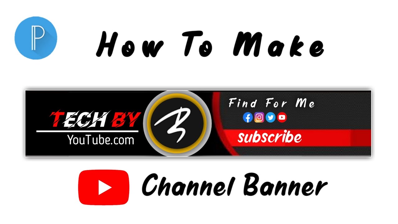 How To Make Youtube Channel Banner Art On Pixellab - YouTube