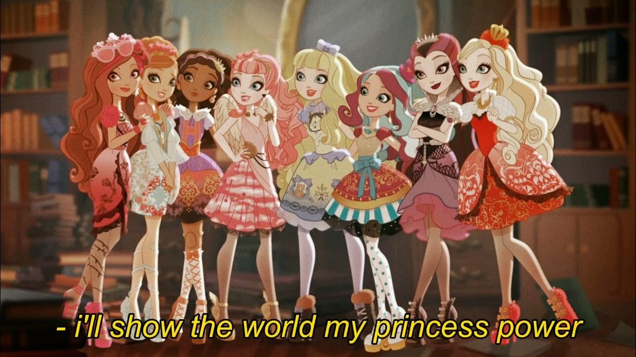 Ever After High Power Princess Shining Bright Lyrics ever after high - power princess shining bright (slowed + reverb) - YouTube