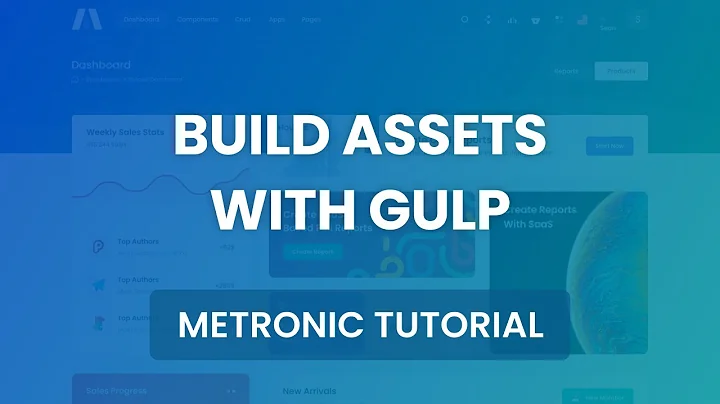 Build Assets with Gulp - Metronic 7 Admin Theme