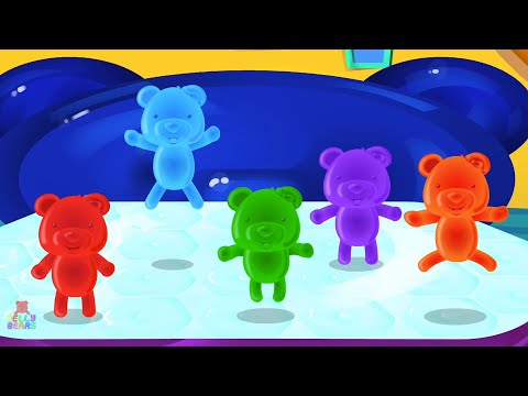 Five Little Babies Jumping On The Bed Nursery Rhyme for Toddlers