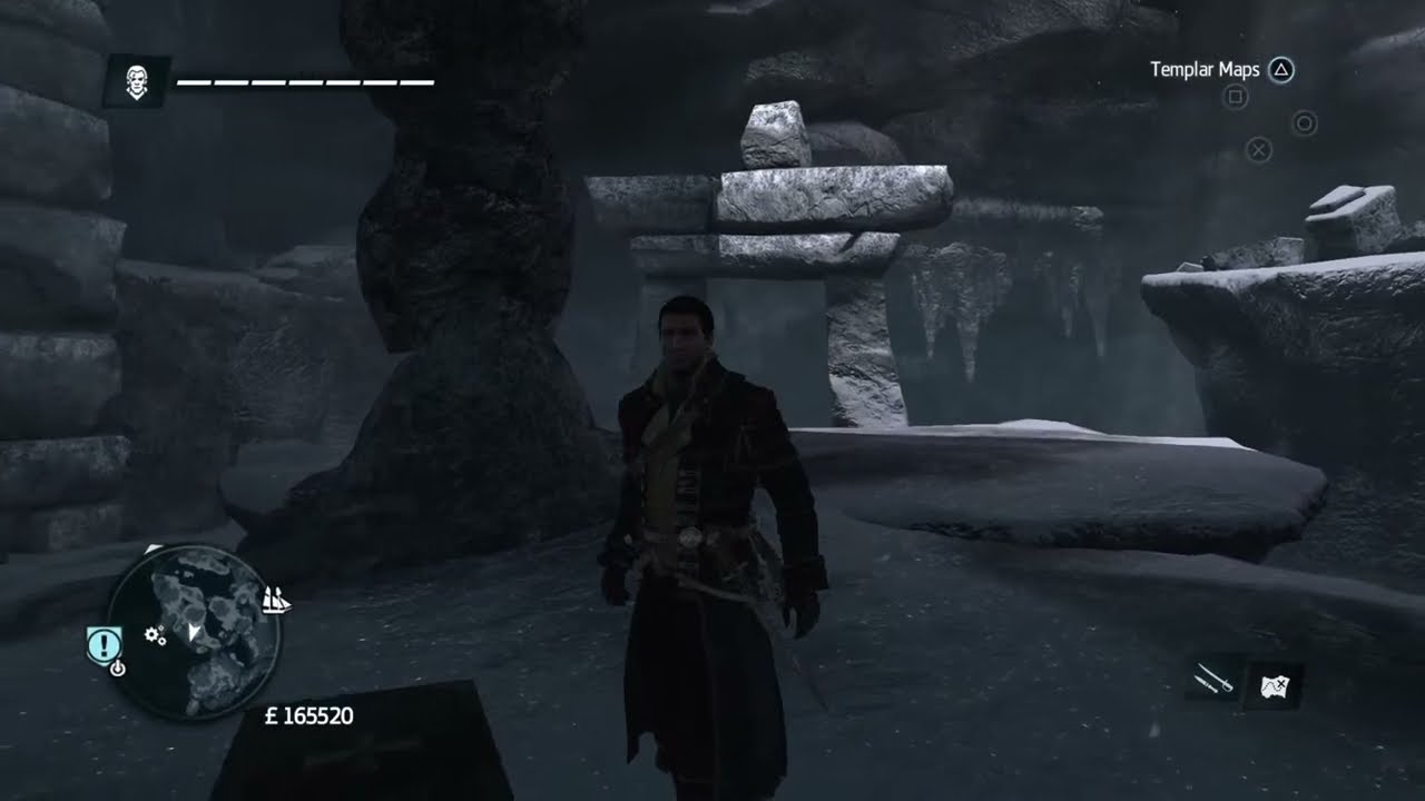 Assassins creed Rogue - Templar treasure map relic - 784, - 480  North Atlantic