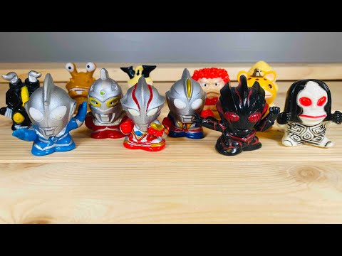 【今更玩具】ウルトラマン　指人形　ソフビ　を並べてみた