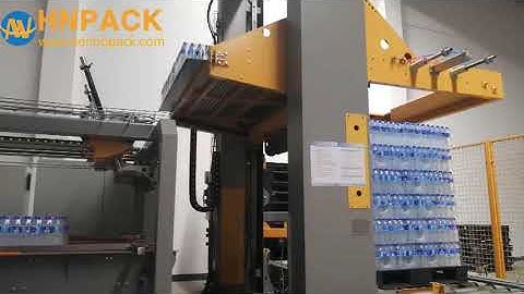 level palletizer for shrink wrapping bottle water