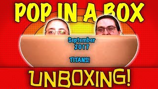 UNBOXING! Pop in a Box September 2017 (12 Pops) - TITANS - #Funko
