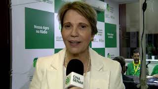 Deputada federal Tereza Cristina participa do lançamento do Nosso Agro no Rádio