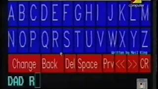 Computer Channel Uk 1997 - Worlds First Touch Screen Word Processor?