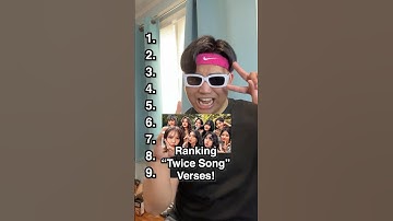 Ranking “TWICE Song” Verses! #kpop #twice #nayeon #momo #sana