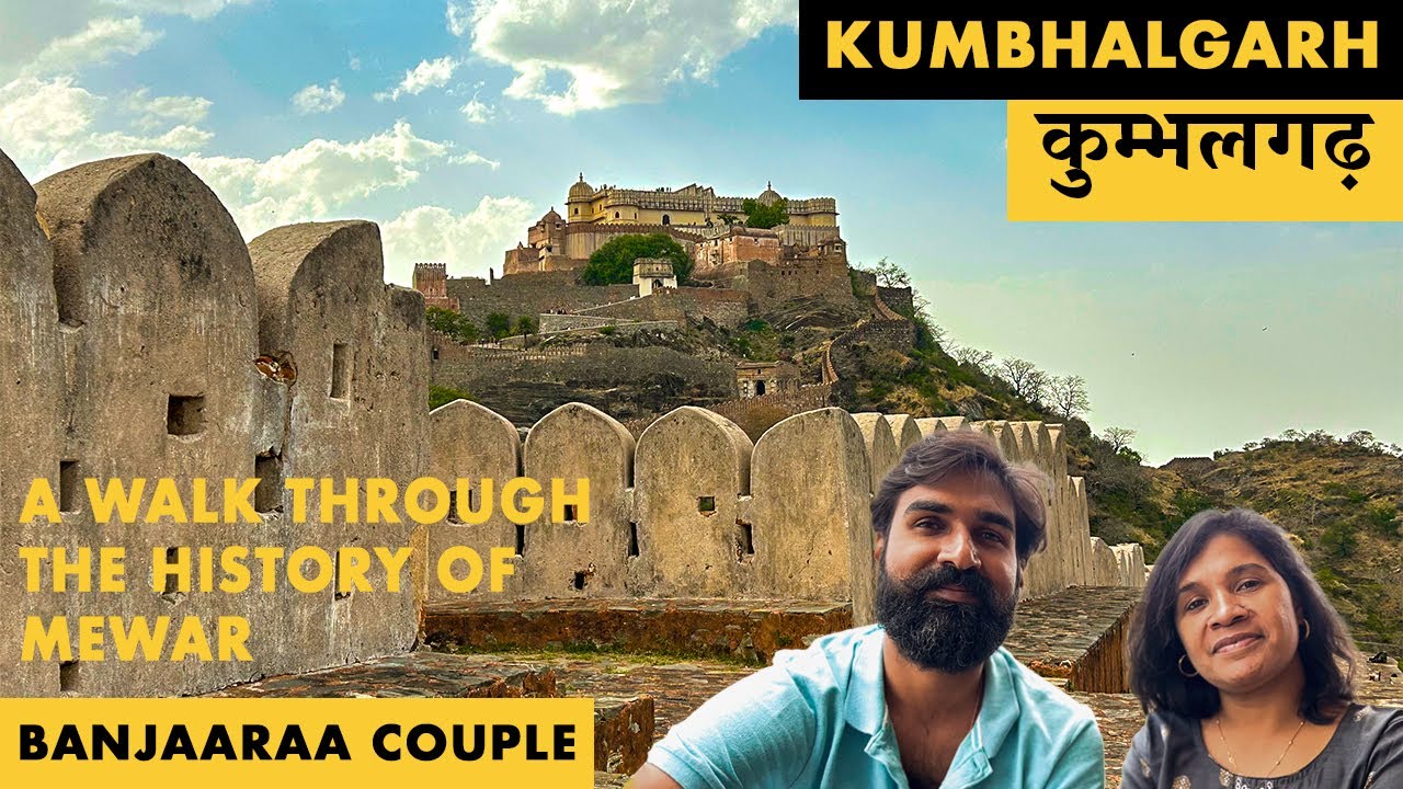 Video thumbnail: Discovering Kumbhalgarh: Rajasthan’s Timeless Wonder near Udaipur | Banjaaraa Couple