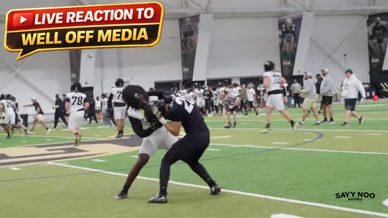 Colorado Football Spring Practice Day 2 FIGHT BREAKS OUT WRs vs DBs