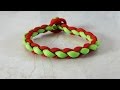 How to tie a four strand round braid paracord survival bracelet