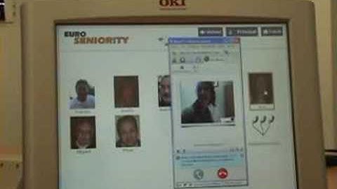 Euro-Seniority Elders Interface on a Touch Screen Kiosk