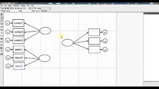 CFA and path analysis with latent variables using Stata 14 1 GUI