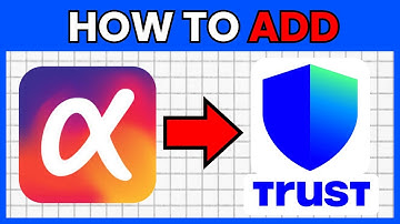 How To ADD Alpha Network To Trust Wallet (QUICK & EASY) 2025