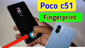 Poco c51 display fingerprint setting/Poco c51 fingerprint screen lock/fingerprint sensor
