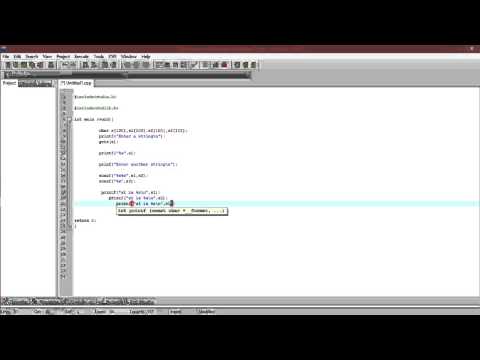 37.scanning strings using gets() and scanf() in C